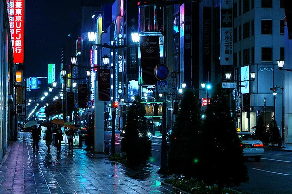 rainy night street @Ginza / May 05