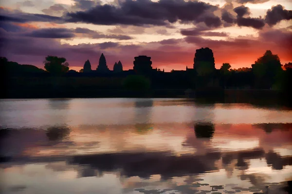 Ankor Wat sunrise Impression