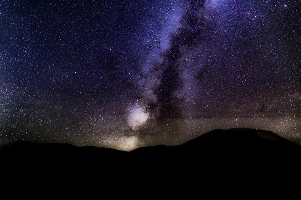 Night sky Milky Way stars