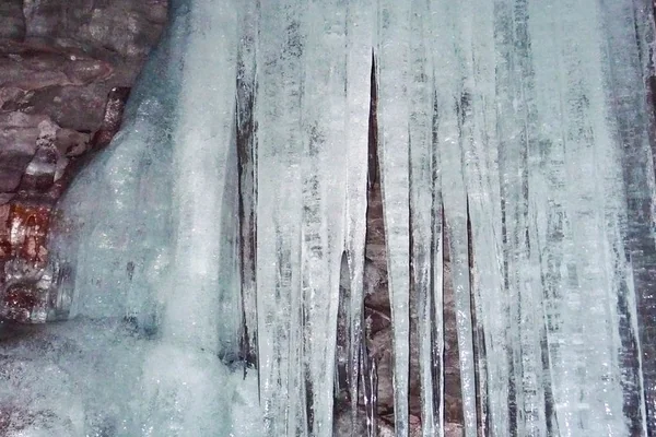 Ice Waterfall - Crystal Ice Cave, Lava Beds National Monument