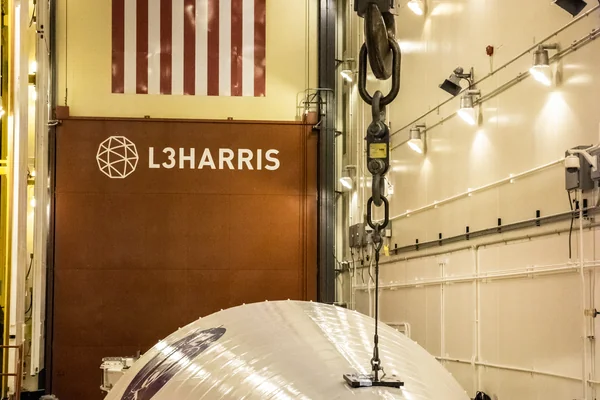 Landsat 9 Fairing(s) Lift to Vertical