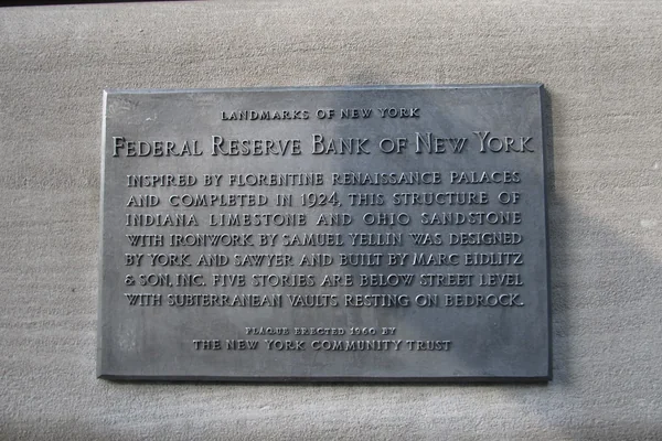 Federal Reserve Bank of New York, Manhattan, New York