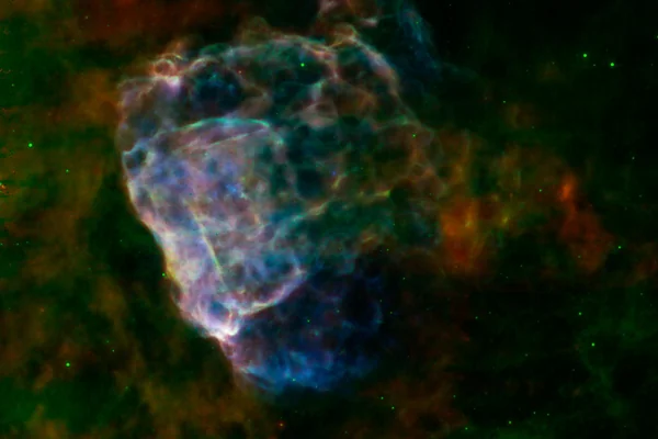 Supernova Seen In Two Lights