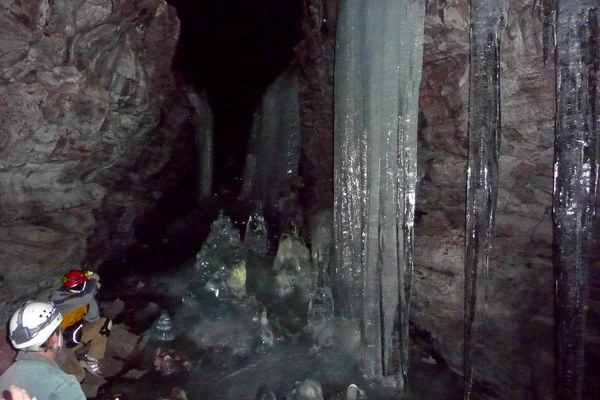 Cave Tour - Crystal Ice Cave, Lava Beds National Monument