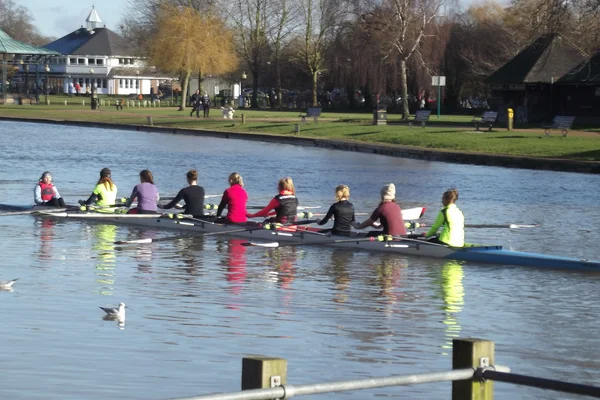 Stratford-upon-Avon Boat Club - rowing boats on the Avon