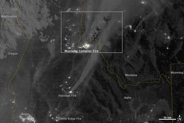 Mustang Complex Fires in Idaho