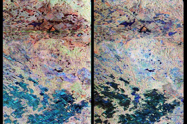 Space Radar Image of Raco, Michigan