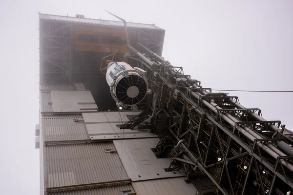 Landsat-9 Spacecraft Lift & Mate