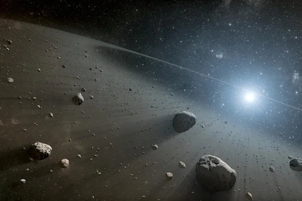 Rocky Ring of Debris Around Vega Artist Concept