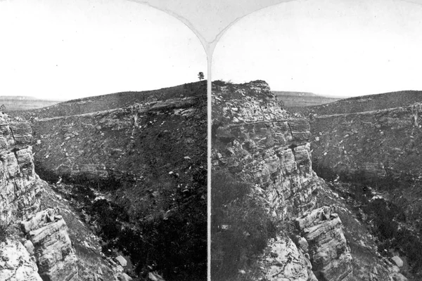 Picturesque views of Rocky Mountain scenery. Box Elder Canyon, Converse County, Wyoming. 1870.
