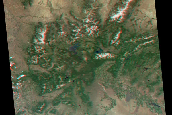 America National Parks Viewed in 3D by NASA MISR Anaglyph 2