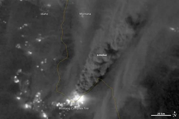 Mustang Complex Fires in Idaho