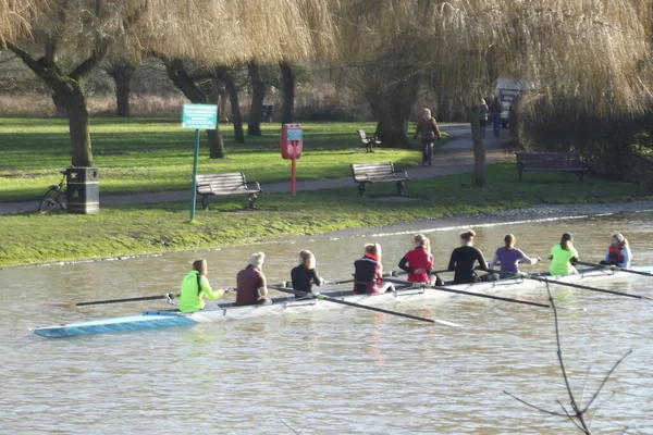 Stratford-upon-Avon Boat Club - rowing boats on the Avon