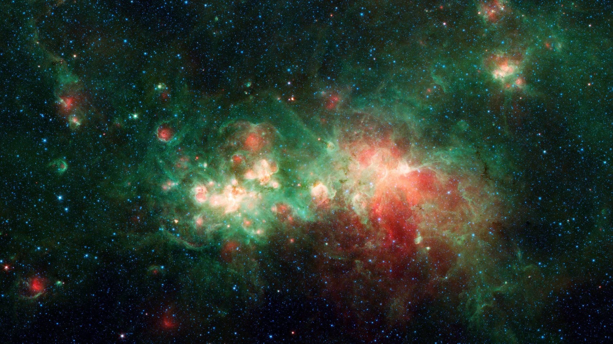 Spitzer Image of Star Factory W51
