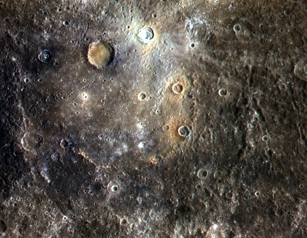 Color Image of Mercury from NASA's MESSENGER Satellite