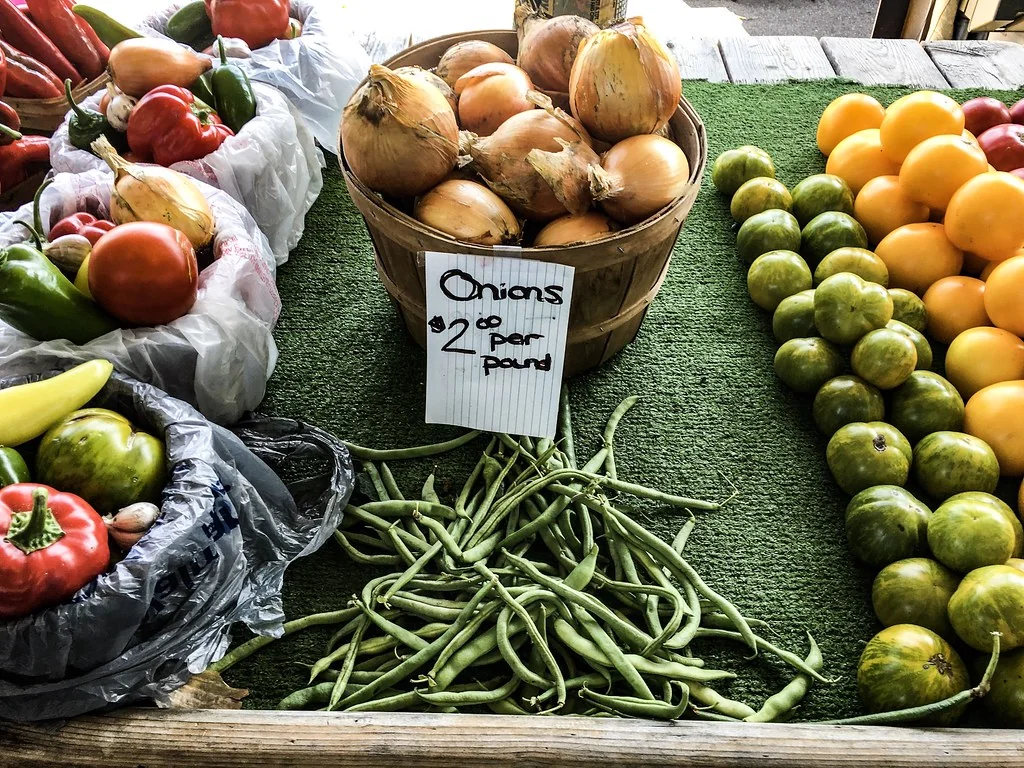 Fulton street Farmers market produce