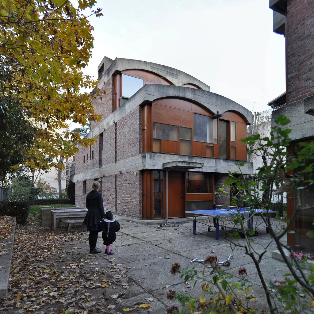le corbusier, maisons jaoul, neuilly-sur-seine, paris, france, 1951-1955. house B