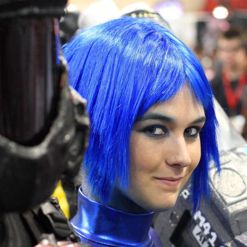 Blue hair