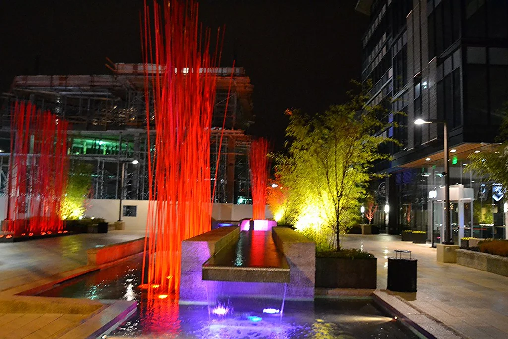 Night fountain