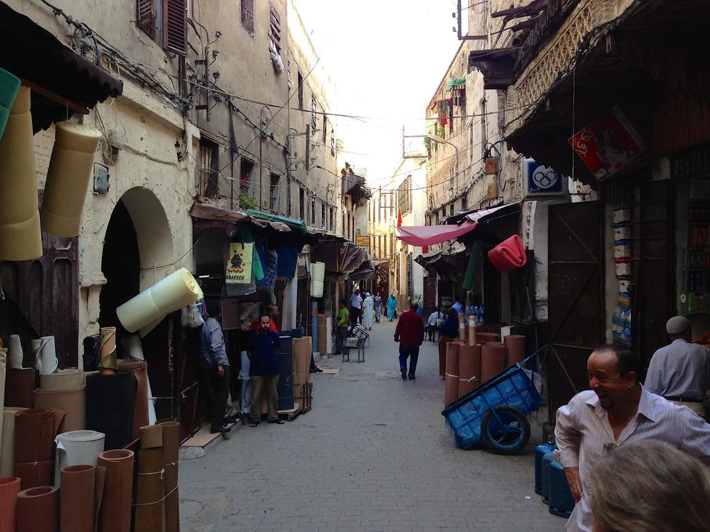 Fes Morocco Medina street markets Sept 2014 - 01