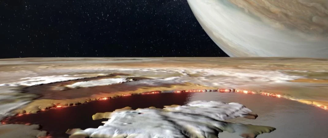 Looking Into Io's Loki Patera (Artist's Concept)