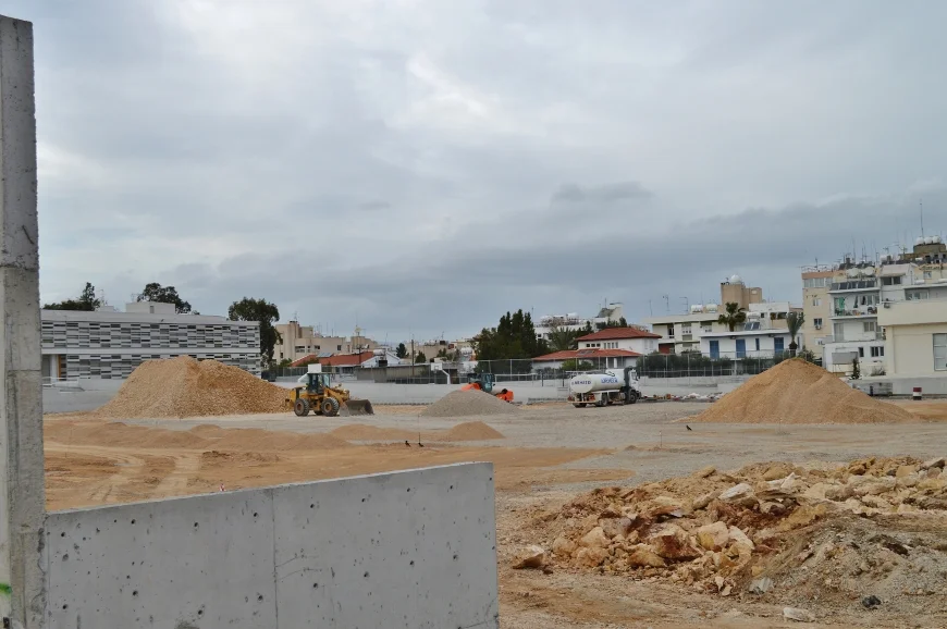 Dasoupoli minimal architecture design High school under construction Nicosia Republic of Cyprus January 2015 9