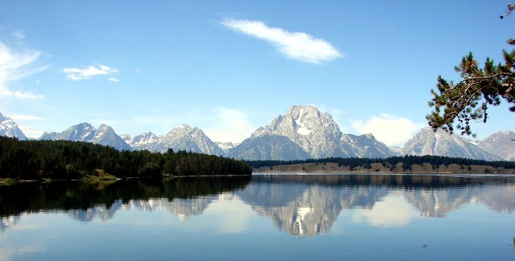Jackson Lake Reflections (1), Grand Teton, 9-2011