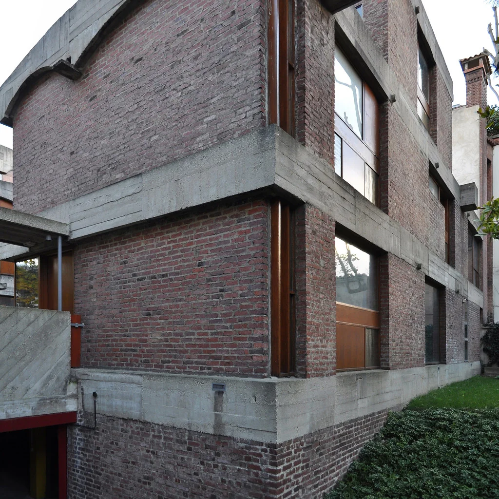 le corbusier, maisons jaoul, neuilly-sur-seine, paris, france, 1951-1955. house A