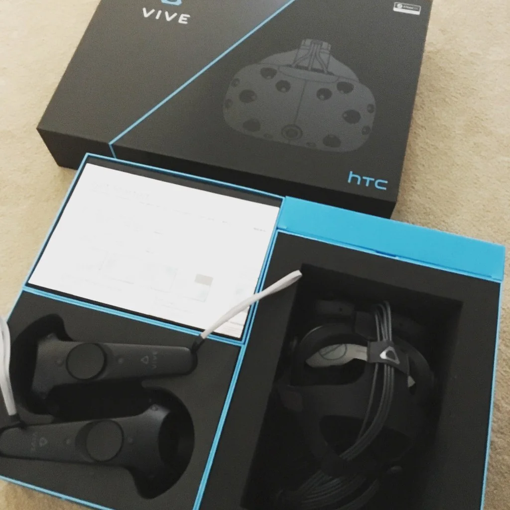 HTC Vive Unboxed - Virtual Reality Headset