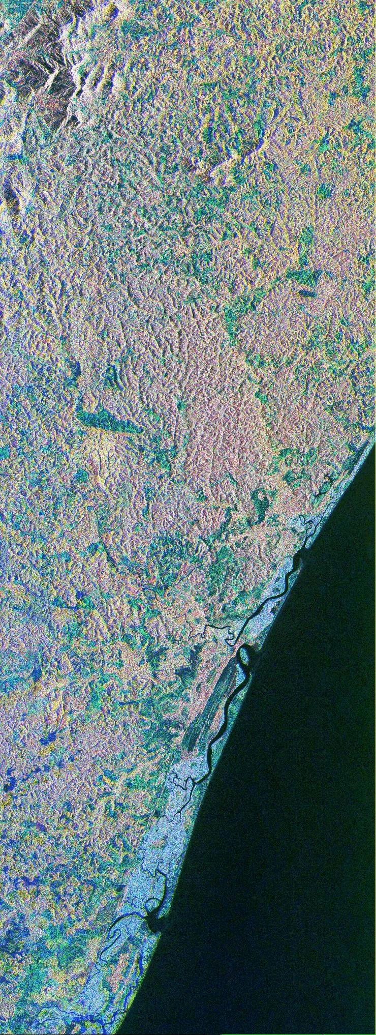 Space Radar Image of Bahia