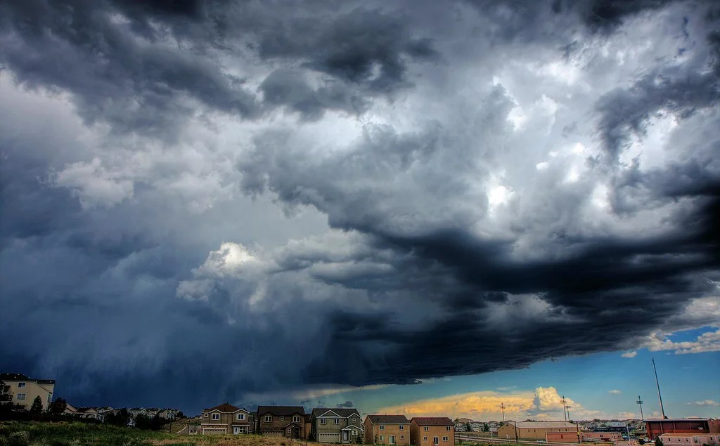 Rain Storm Colorado Springs Colorado