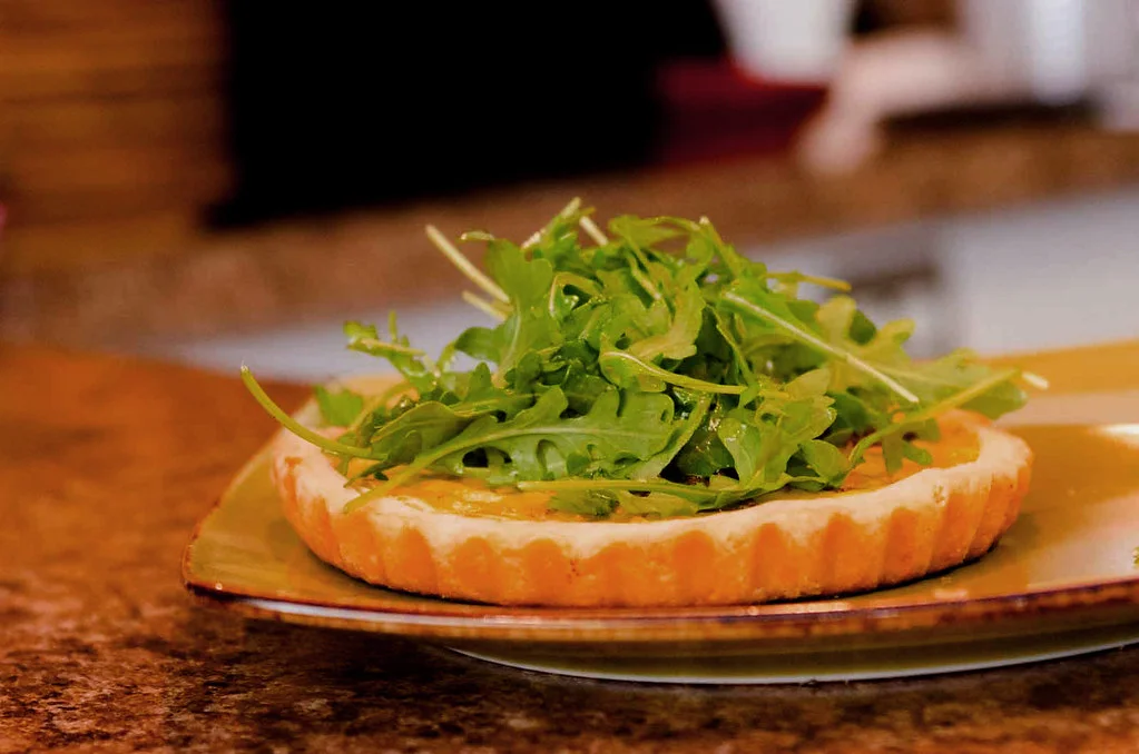 Andouille Sausage Quiche $12