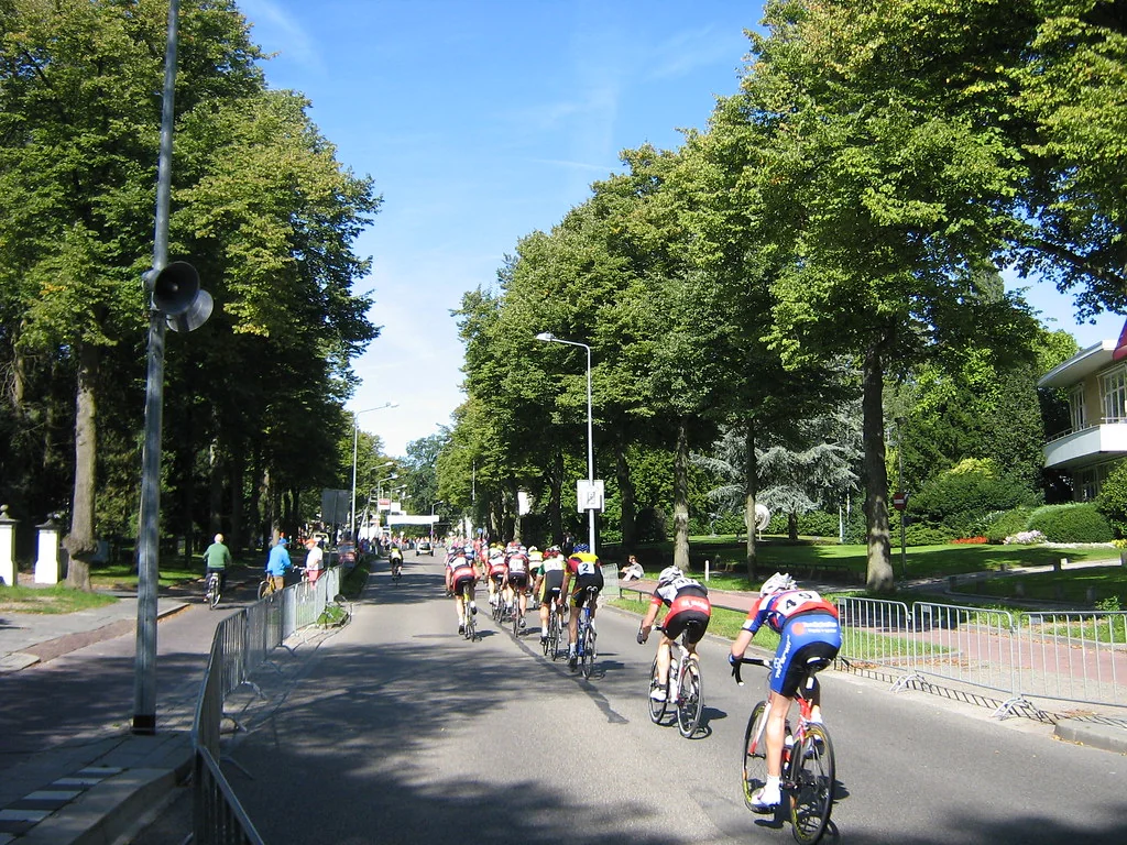 Road cycling race in Hilversum