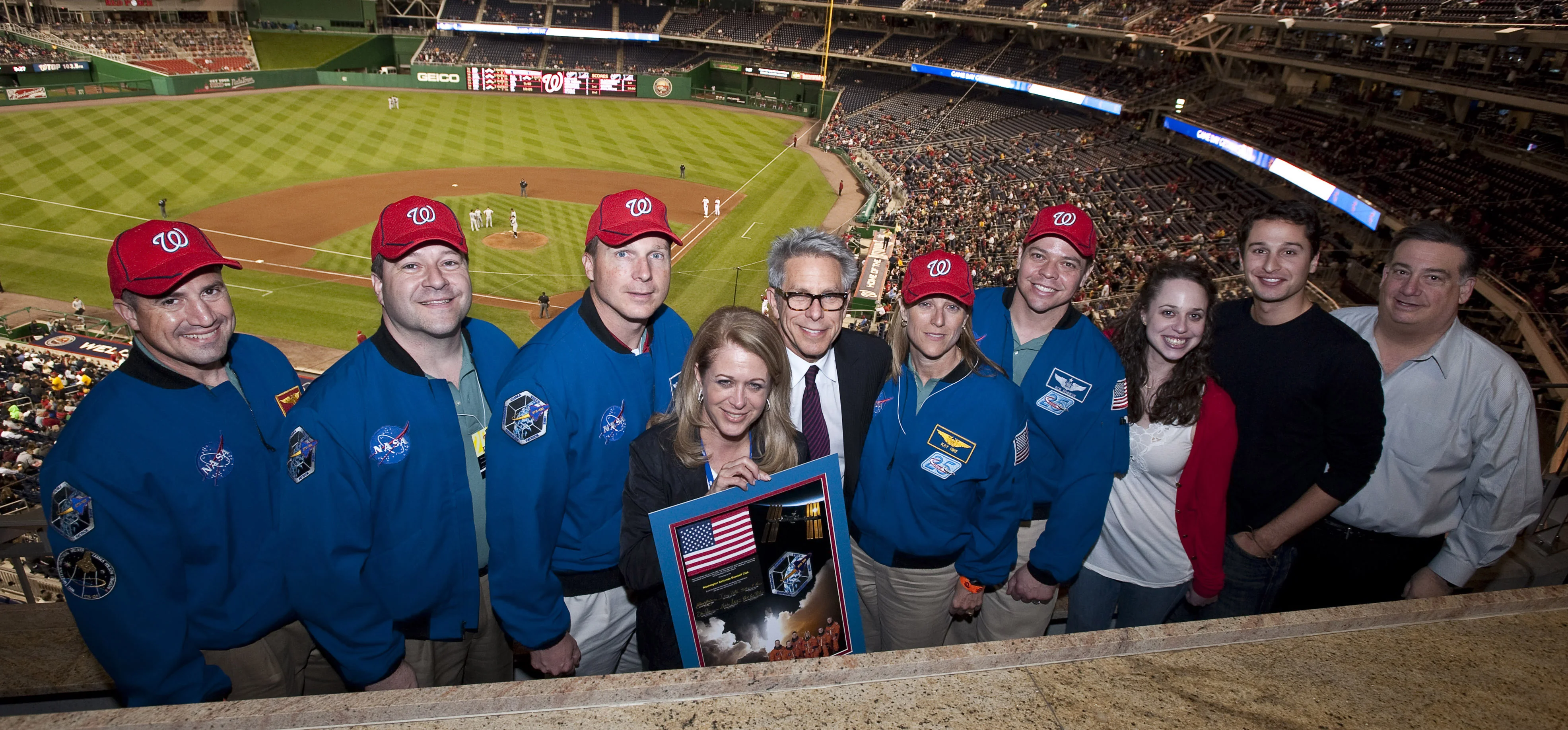 STS-130 Nationals Park Visit