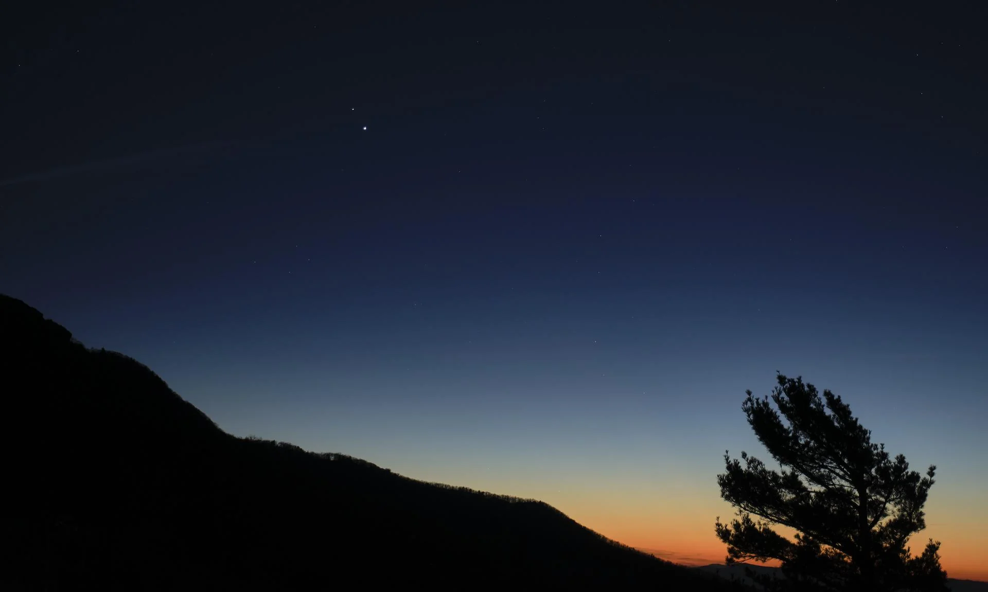 Saturn and Jupiter Conjunction