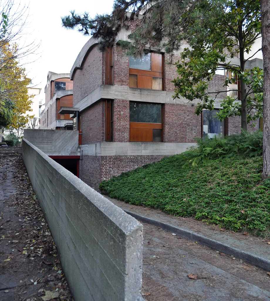 le corbusier, maisons jaoul, neuilly-sur-seine, paris, france, 1951-1955. house A