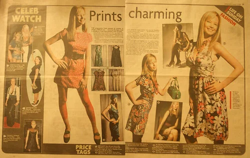 'Prints charming' - Sunday Sun newspaper.