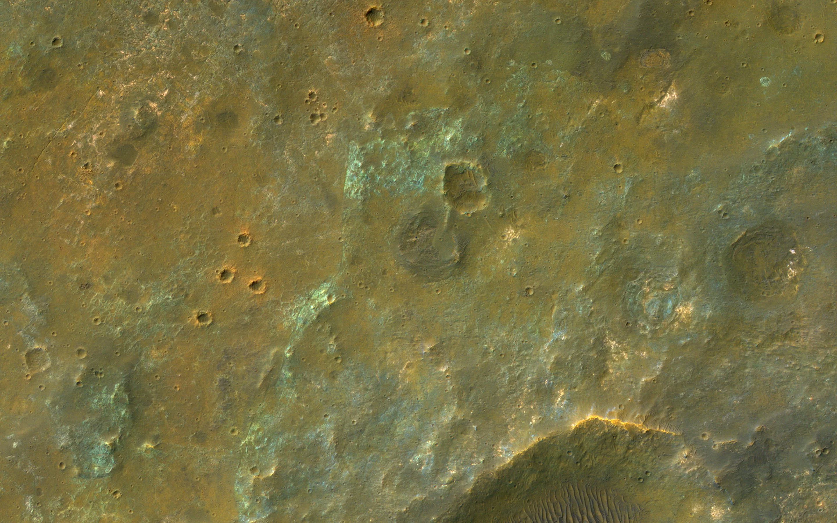 Colorful Plains South of Coprates Chasma